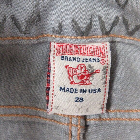 TRUE RELIGION Halle Mojave Lonestar Snakeskin Skinny Jeans Womens Sz 28 USA Seal - Picture 8 of 16